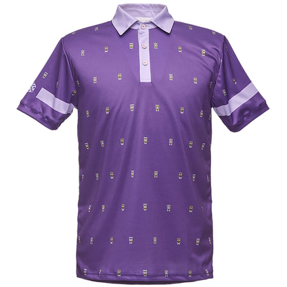 Herren-Sportpolo Lila