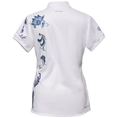 Damen-Sportpolo weiß