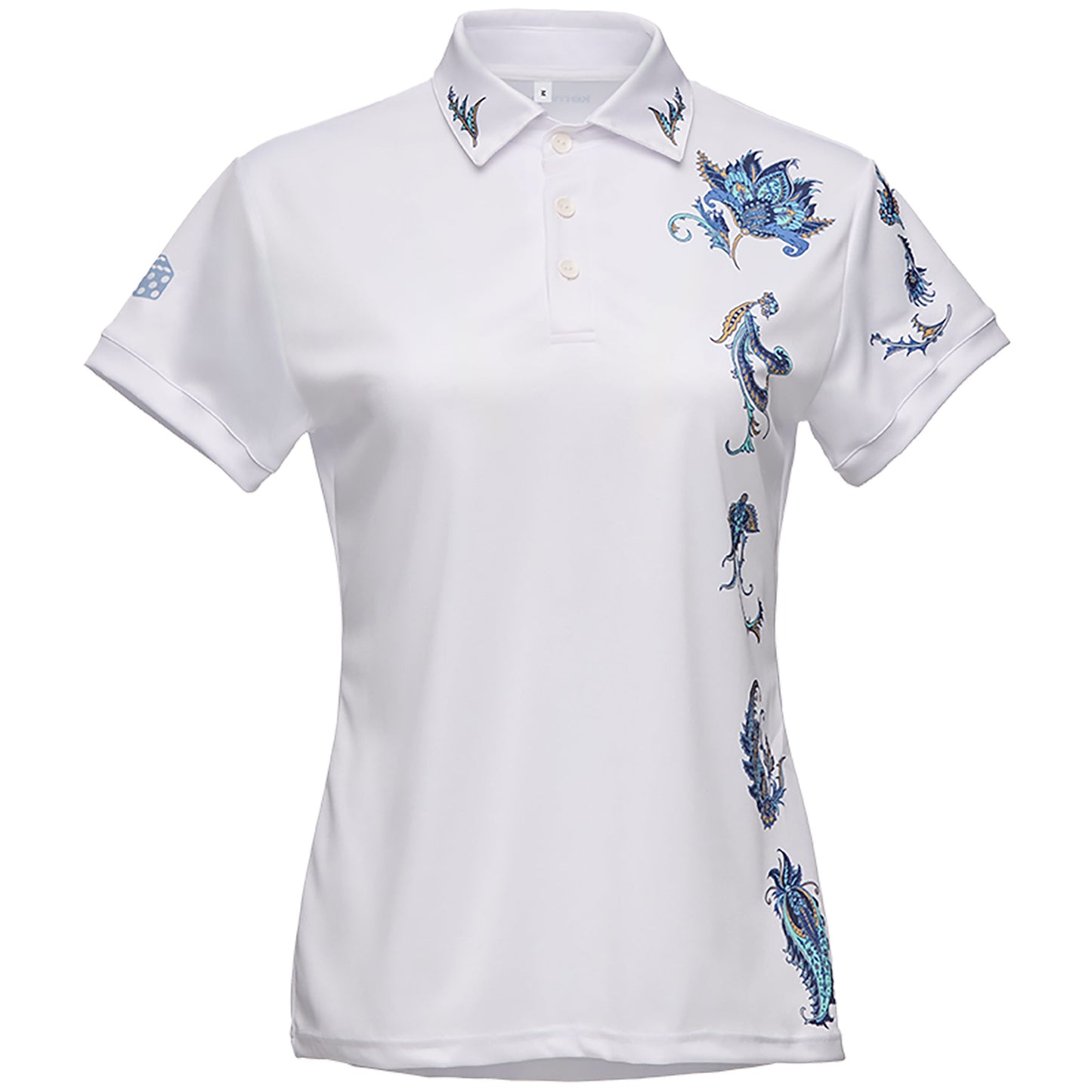 Damen-Sportpolo weiß