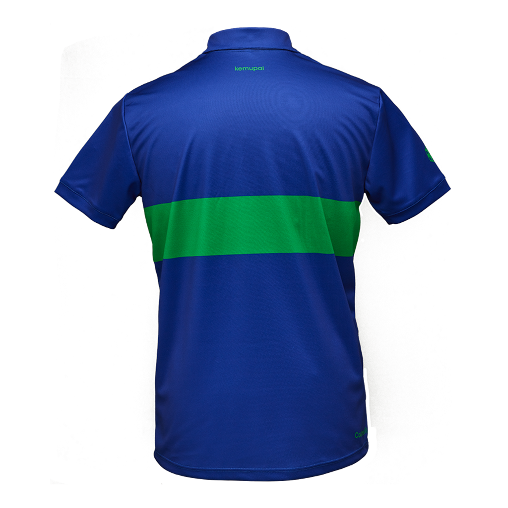 Herren-Sportpolo blau