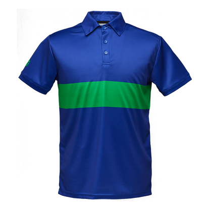 Herren-Sportpolo blau