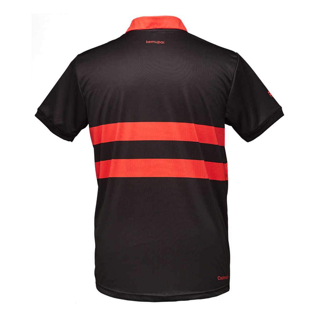 Herren-Sportpolo schwarz