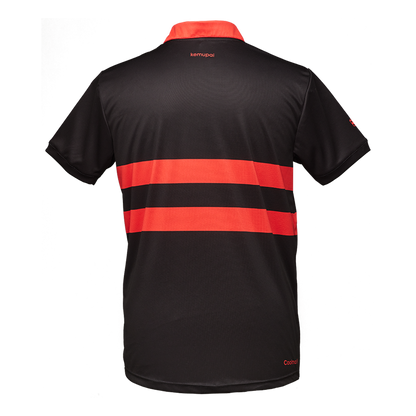 Herren-Sportpolo schwarz