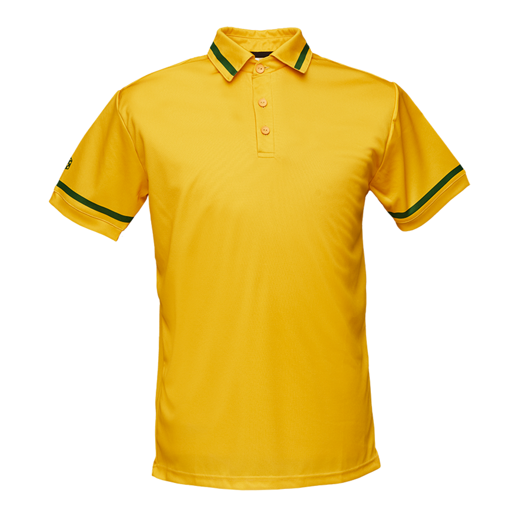 Herren-Sportpolo gelb