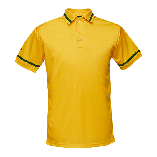 Herren-Sportpolo gelb