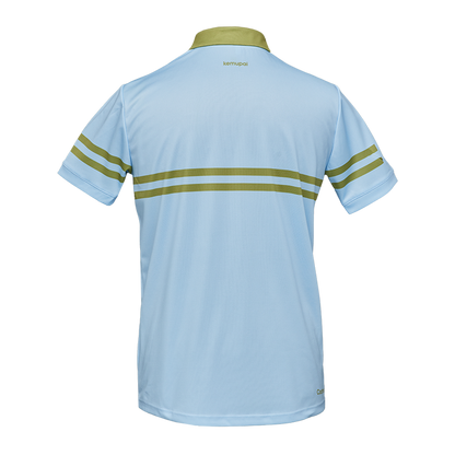 Herren-Sportpolo hellblau