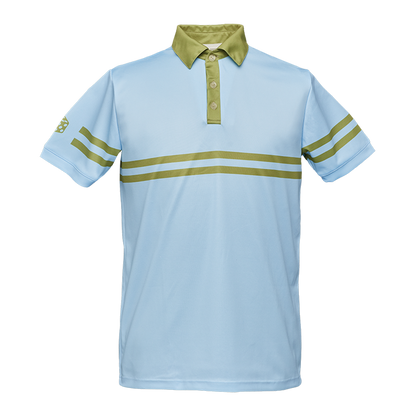 Herren-Sportpolo hellblau