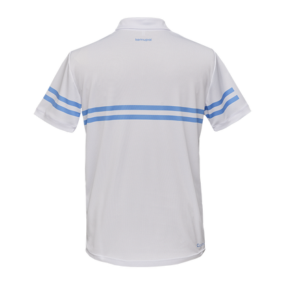 Men's sports polo white