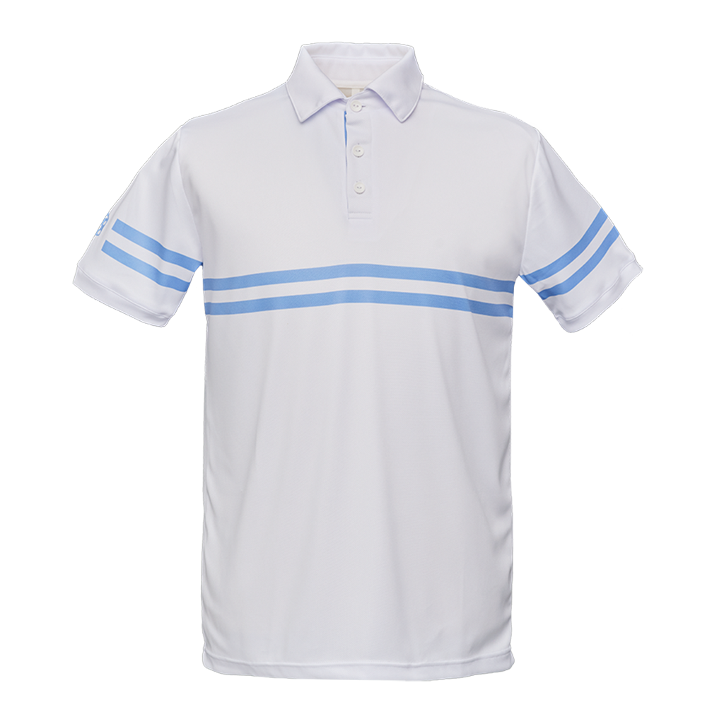 Men's sports polo white