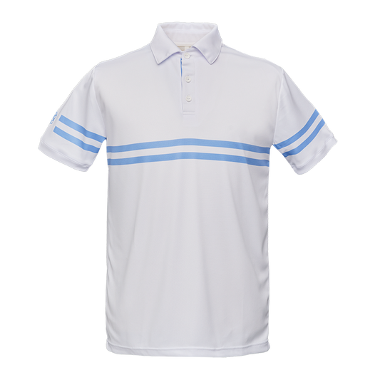 Herren-Sportpolo weiss