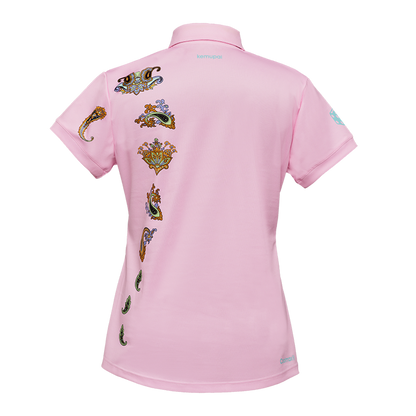 Damen-Sportpolo rosa