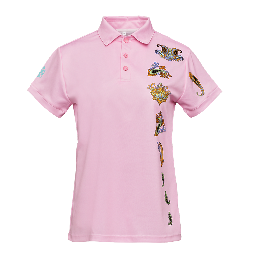 Damen-Sportpolo rosa